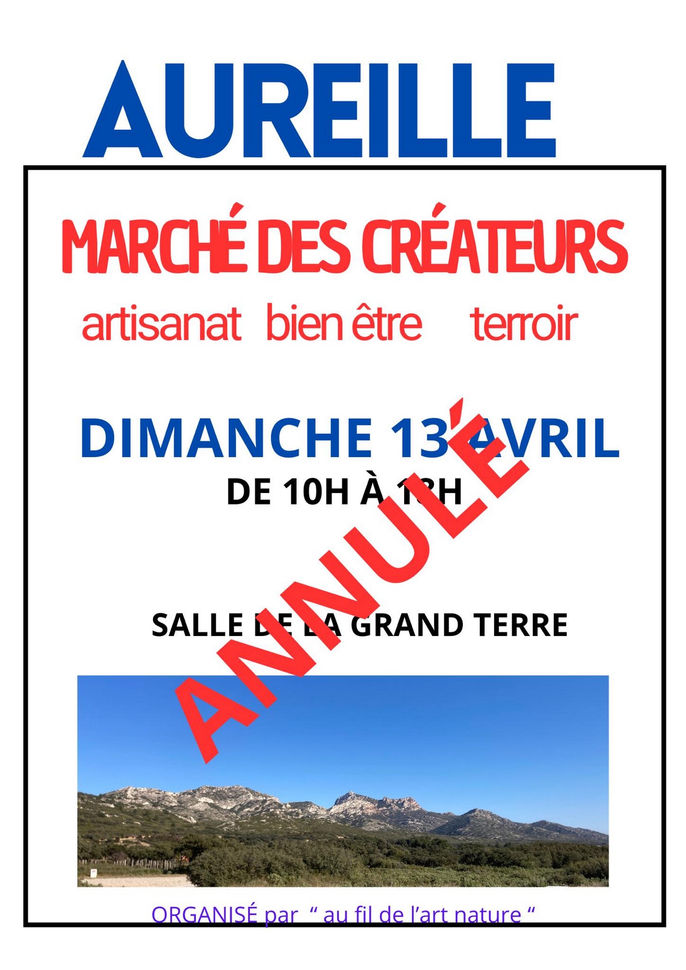 [ANNULÉ] Marché de créateurs, bien-être et terroir