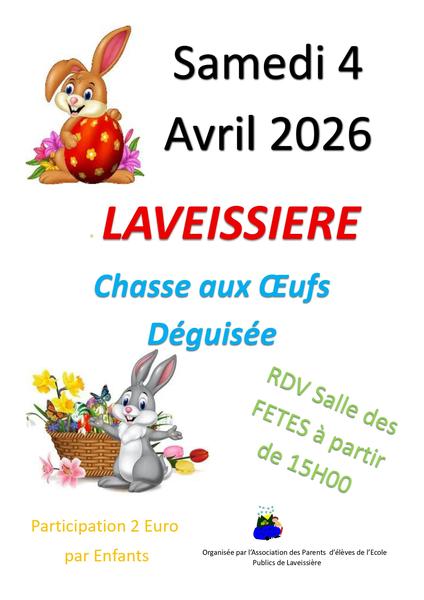 Chasse aux œufs déguisée