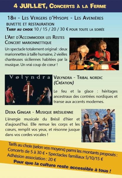 En Grangeons la musique :  concerts à la ferme à Les Avenières-Veyrins-Thuellin_Les Avenières Veyrins-Thuellin