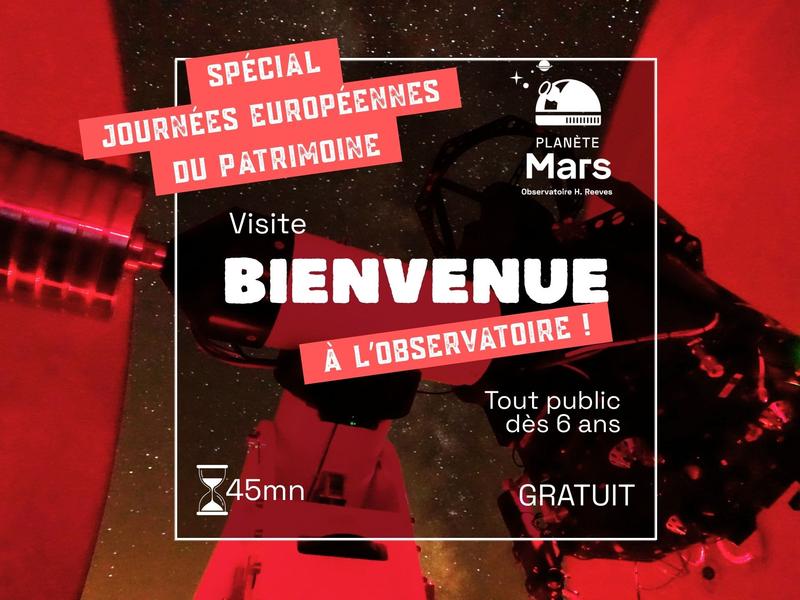 Journée Européenne du Patrimoine : visite de Planète Mars