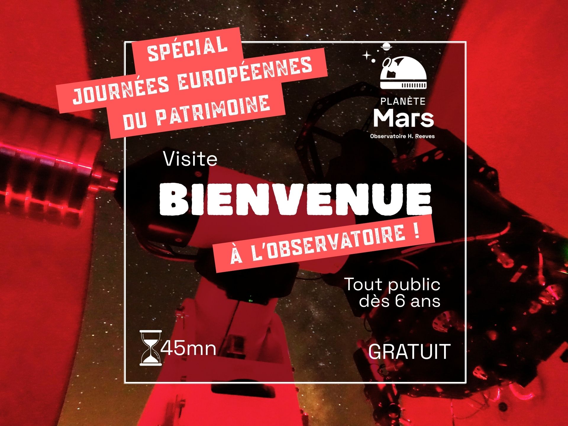 Journée Européenne du Patrimoine : visite de Planète Mars