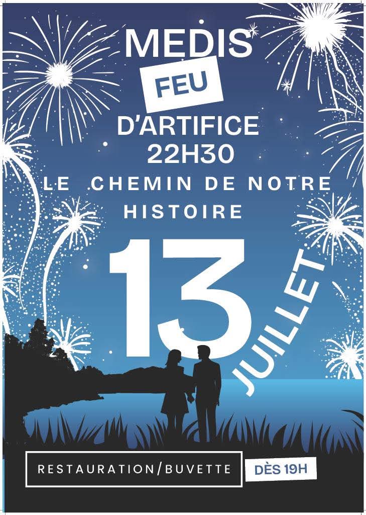 Feu d'artifice scénarisé