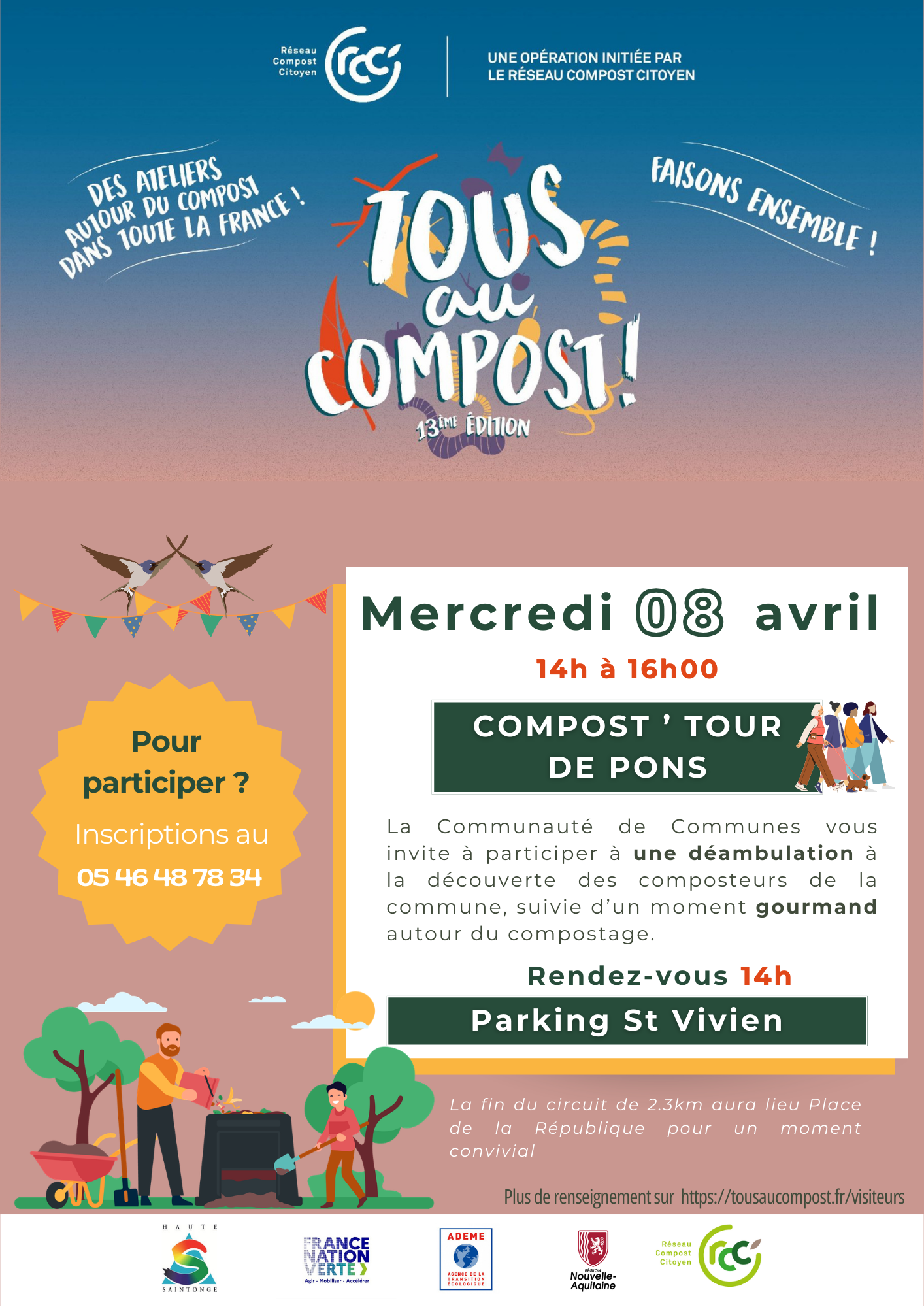 Tous au compost - Compost Tour de Pons
