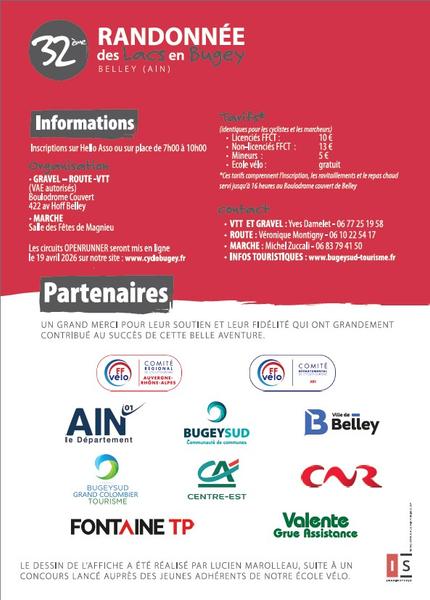 32e Randonnée des Lacs en Bugey_Belley