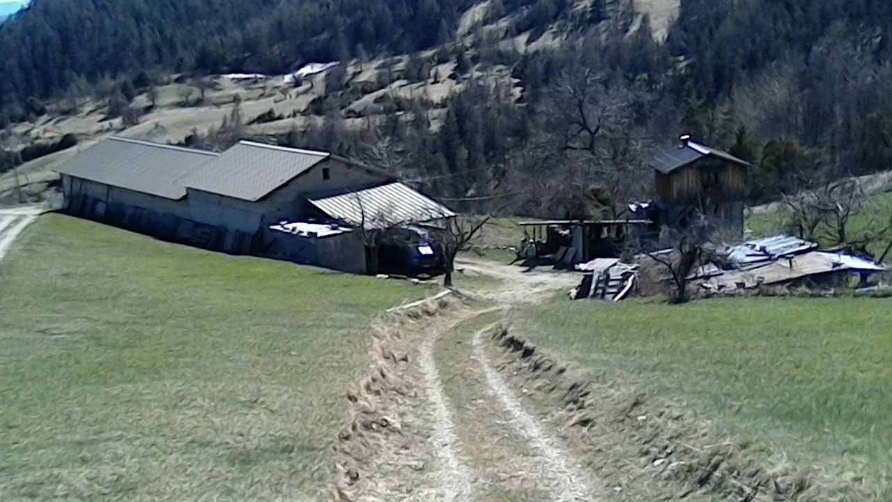 vue sur la ferme le Perrier