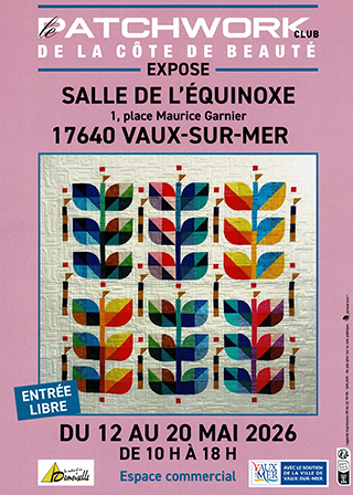 Patchwork club de la côte de beauté expose