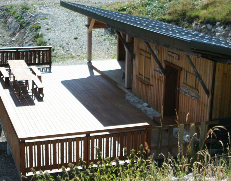 refuge terrasse ensoleillée