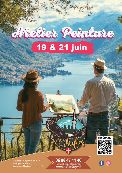 ATELIER DE PEINTURE - RELAIS DES AIGLES