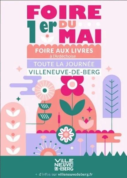 Foire du 1er mai et Fête du Livre_Villeneuve-de-Berg