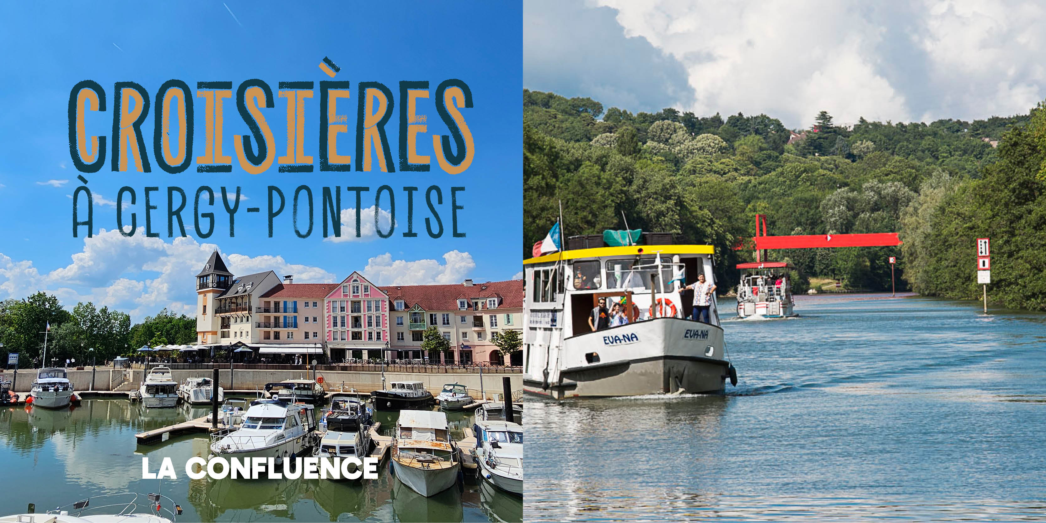 Croisière commentée : Confluence au départ de Port Cergy