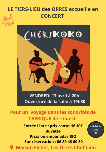 Concert Cherikoko au Tiers-lieu_Les Orres