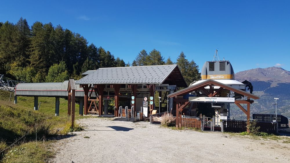 Départ du Télécabine du Lac Noir