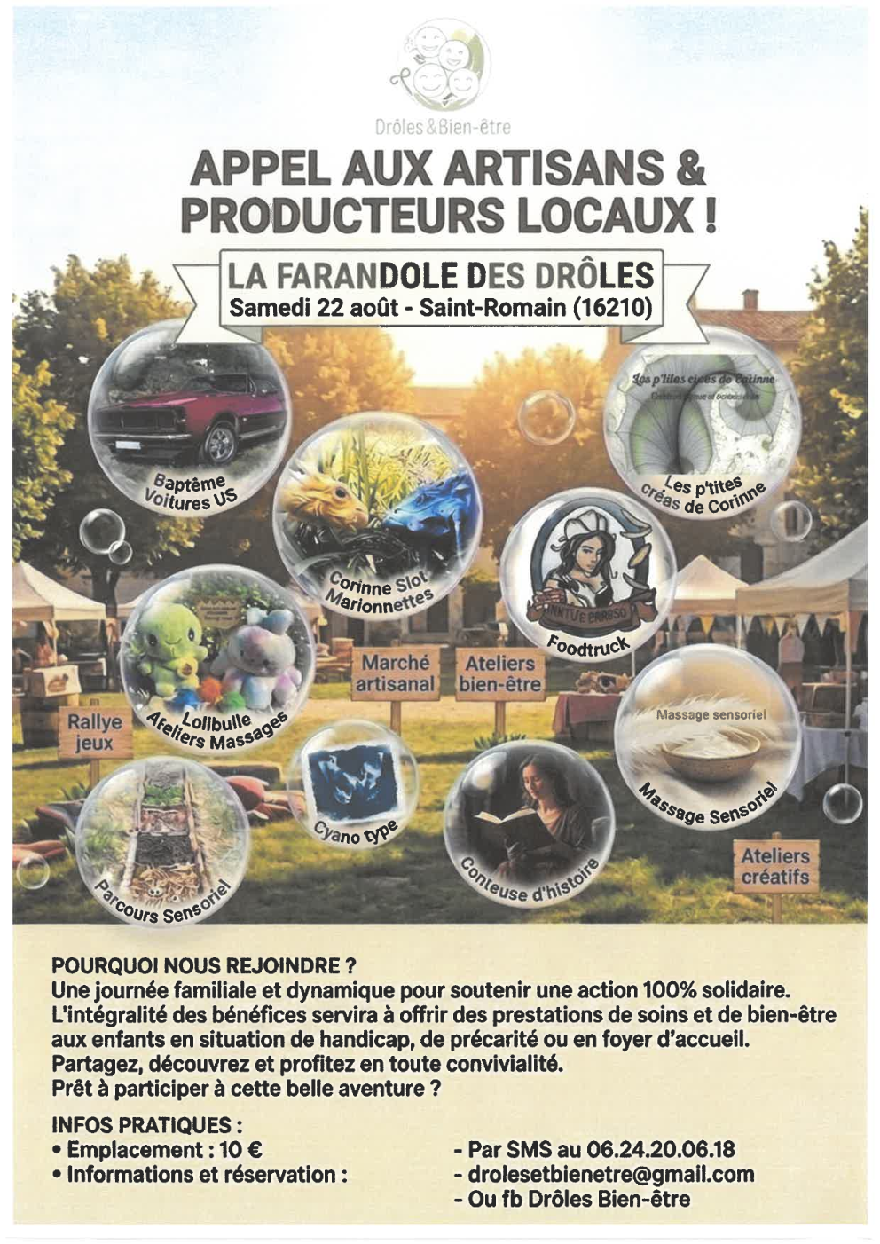 Journée festive - la farandole des droles