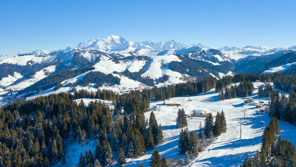 Sommet du domaine skiable de Crest-Voland Cohennoz