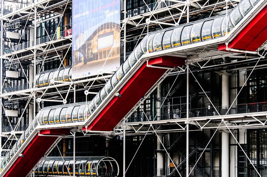 Atelier itinérant du Centre Pompidou - Jouer avec la façade du Centre Pompidou