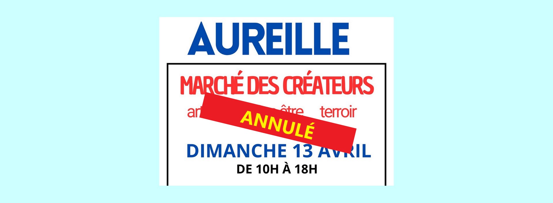 [ANNULÉ] Marché de créateurs, bien-être et terroir