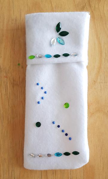 Atelier "Pochette tissu et étui lunette à décorer"