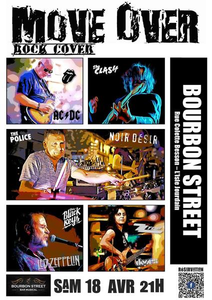 Concert de Move over au Bourbon Street_L'Isle-Jourdain