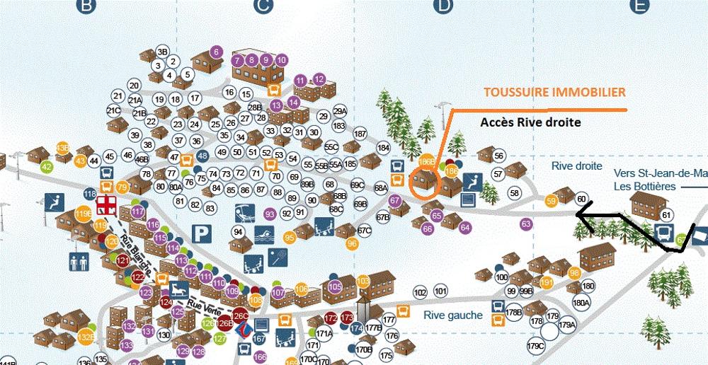 plan de La Toussuire