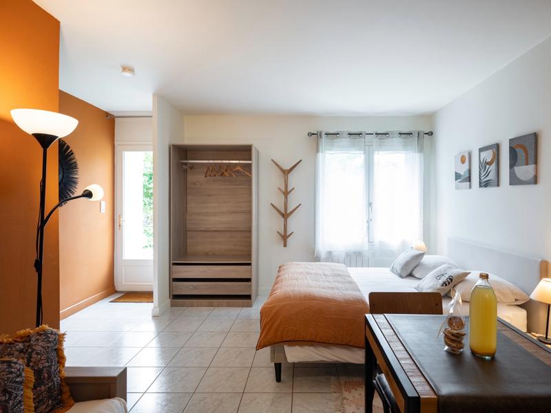 Vue côté de lit