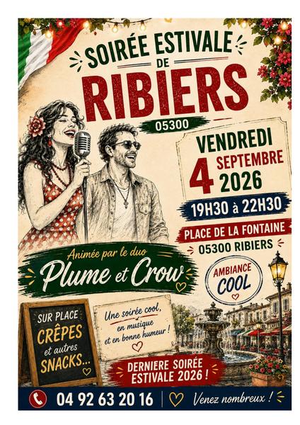 Les Estivales Ribieroises : duo Plume & Crow