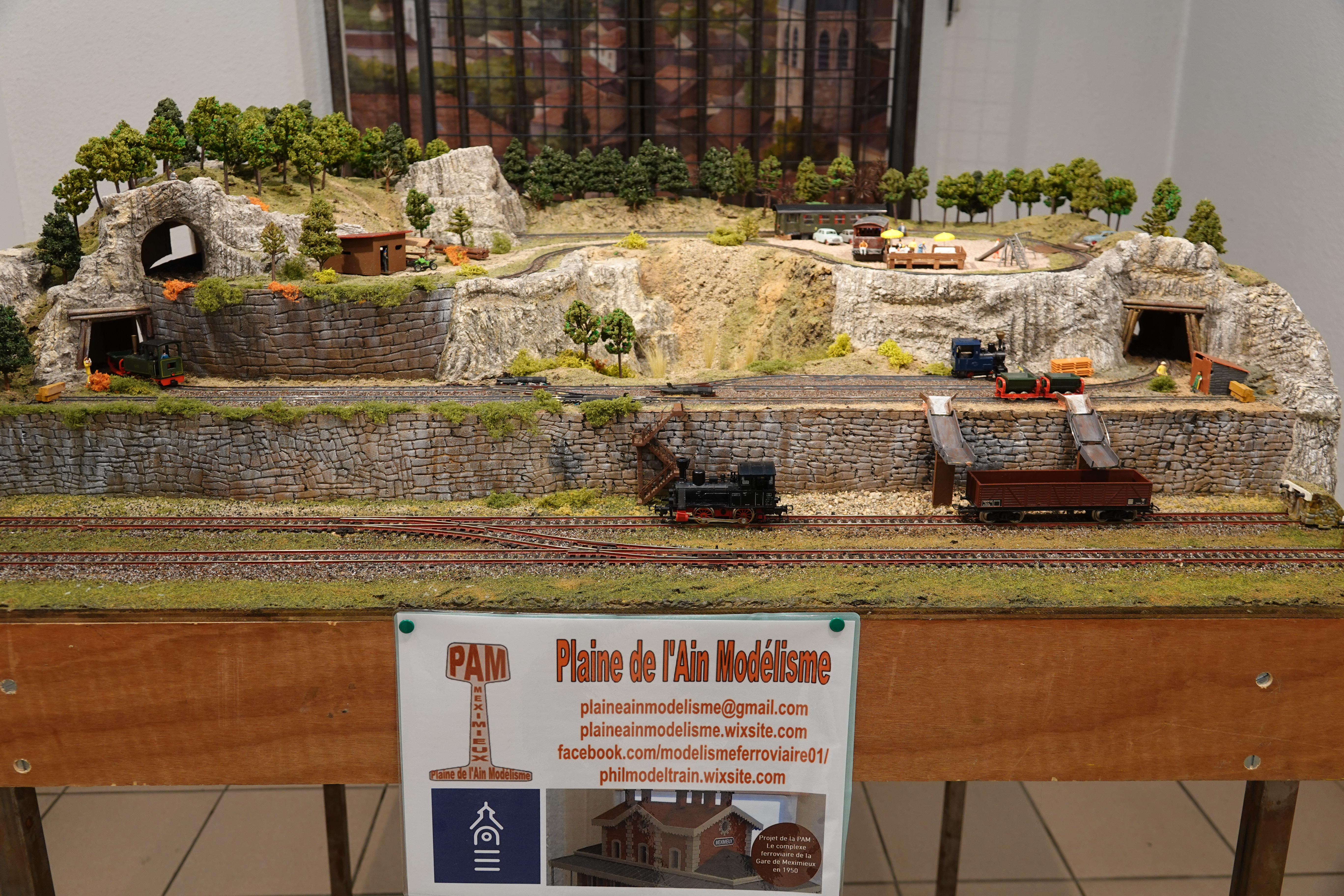 Exposition d'un réseau ferroviaire des jeunes modélistes de Meximieux_Meximieux