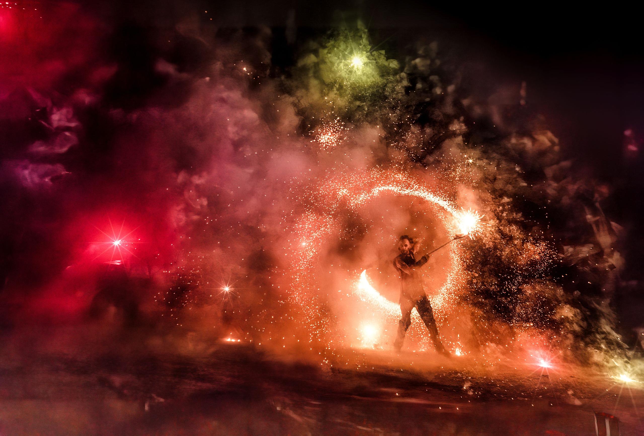 Spectacle de feu