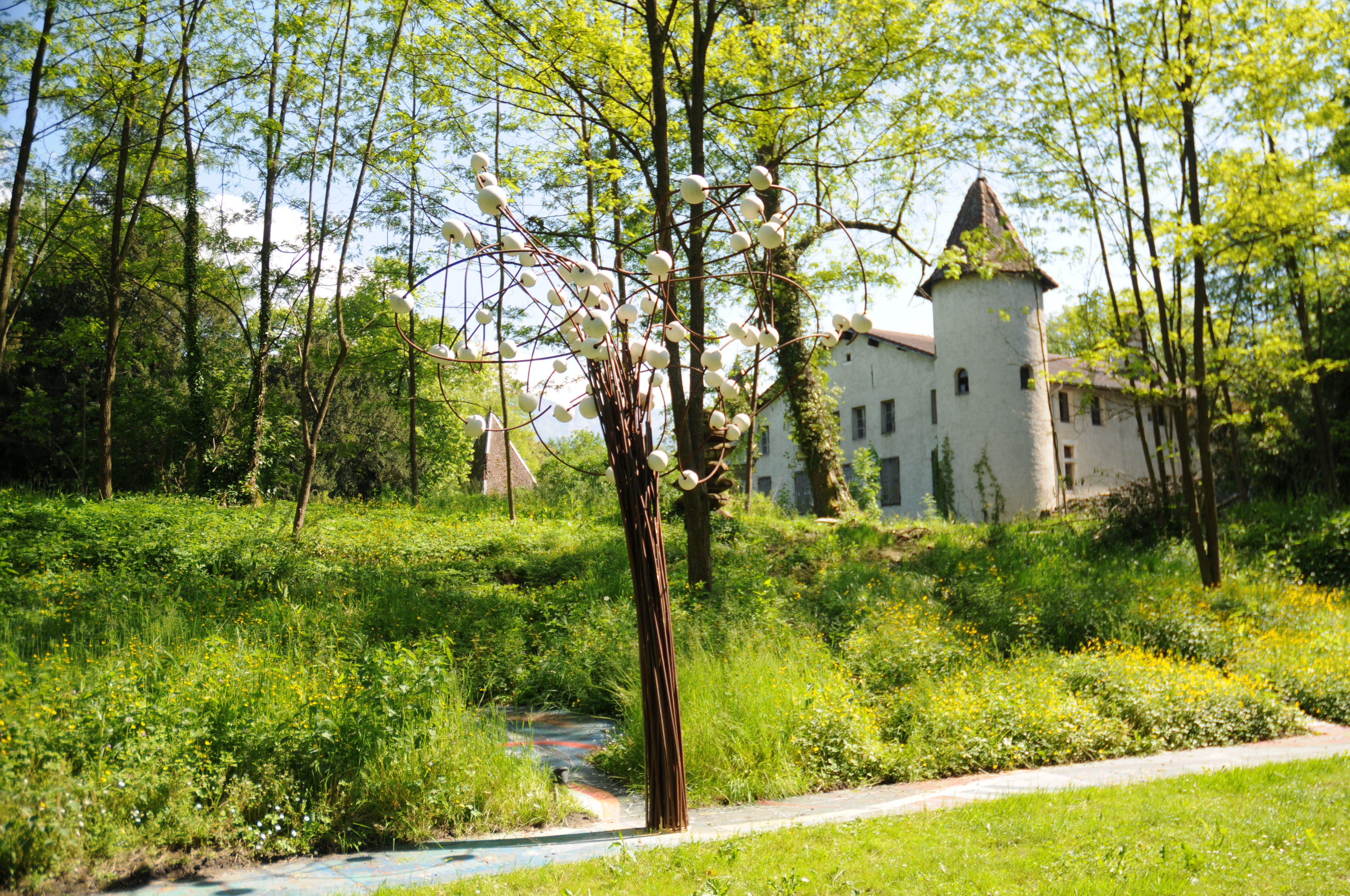 Le parc du Domaine et ses sculptures