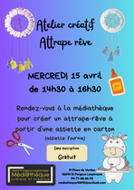 Atelier créatif - attrape rêve_Saint-Forgeux-Lespinasse
