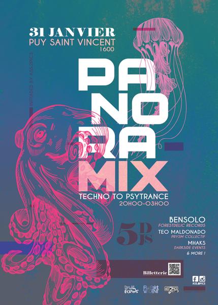 Soirée 'PANO-RAMIX' Techno to Psytrance_Puy-Saint-Vincent - © FABIEN RULFO