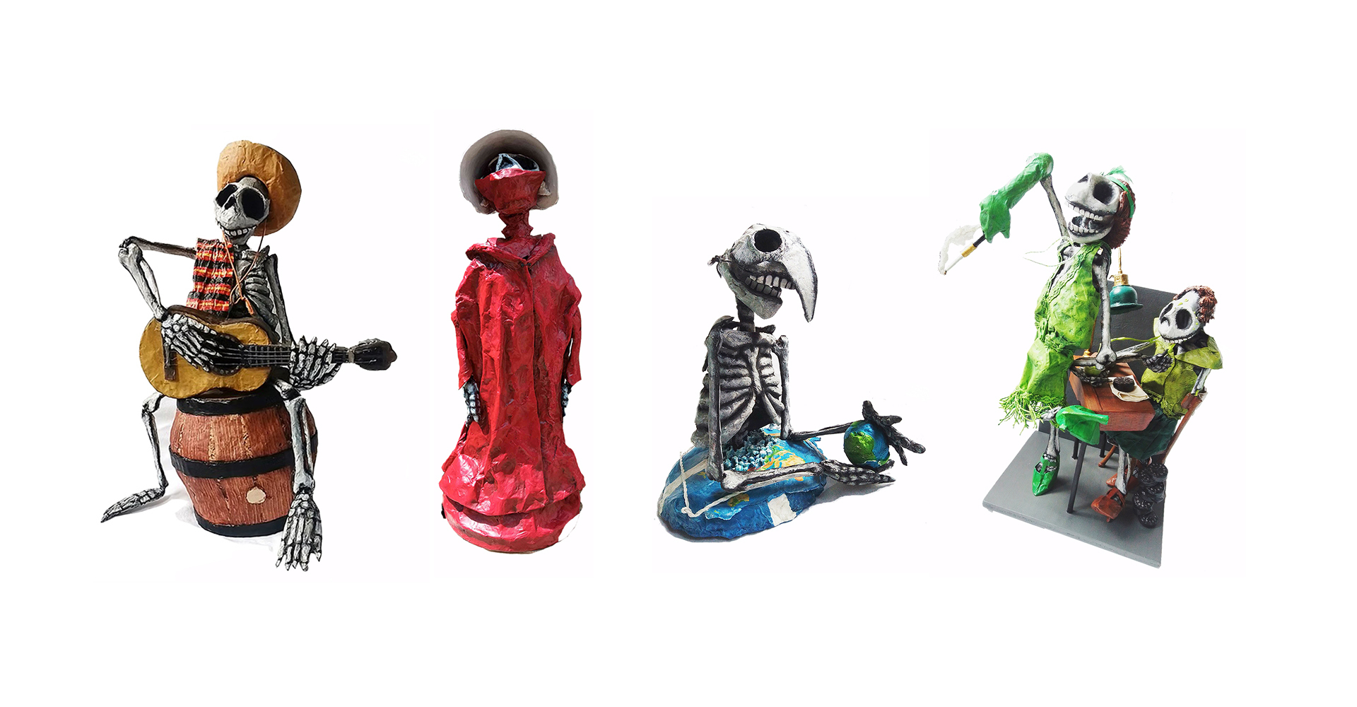 Exposition sculptures en papier mâché