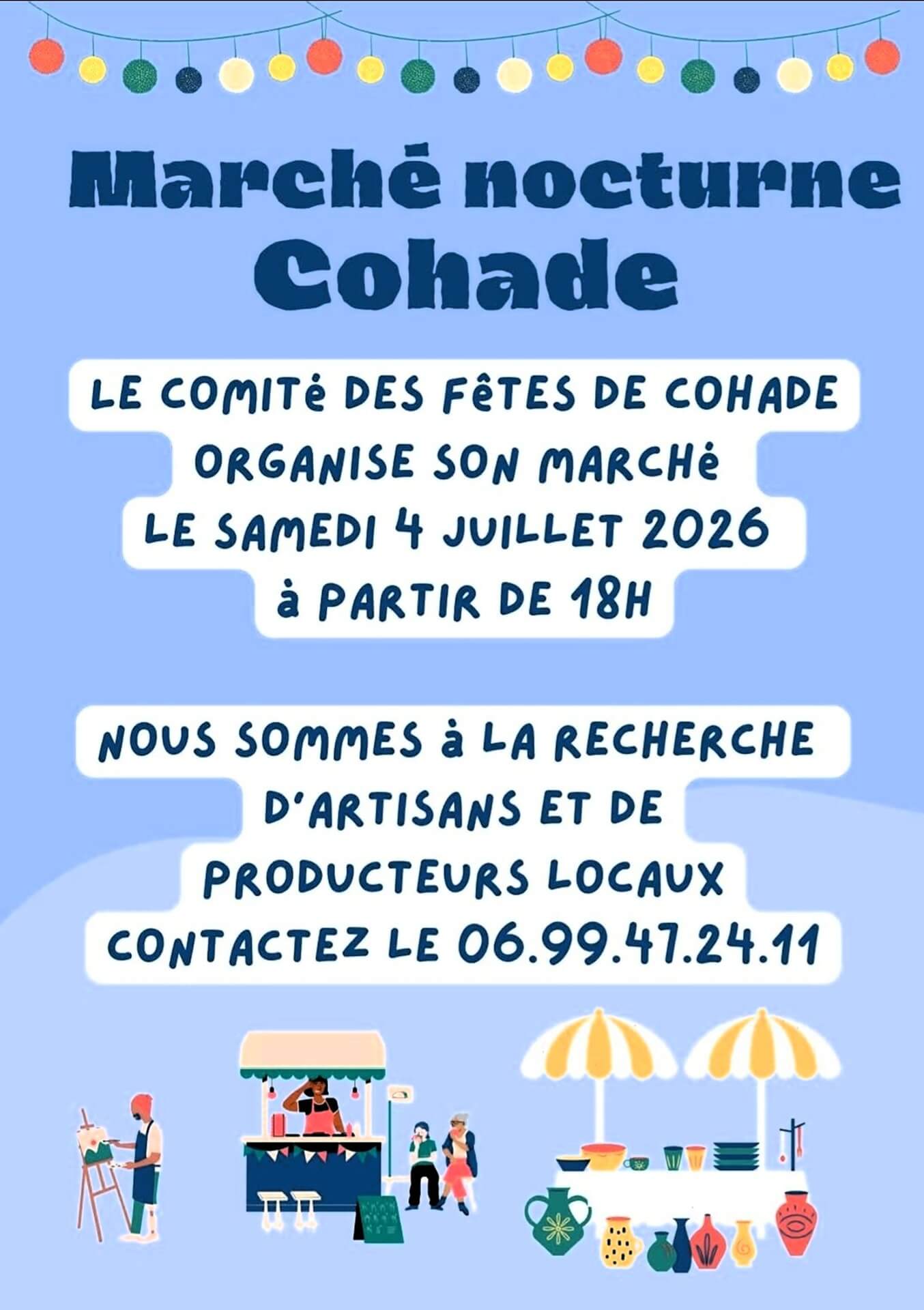 Marché nocturne Cohade
