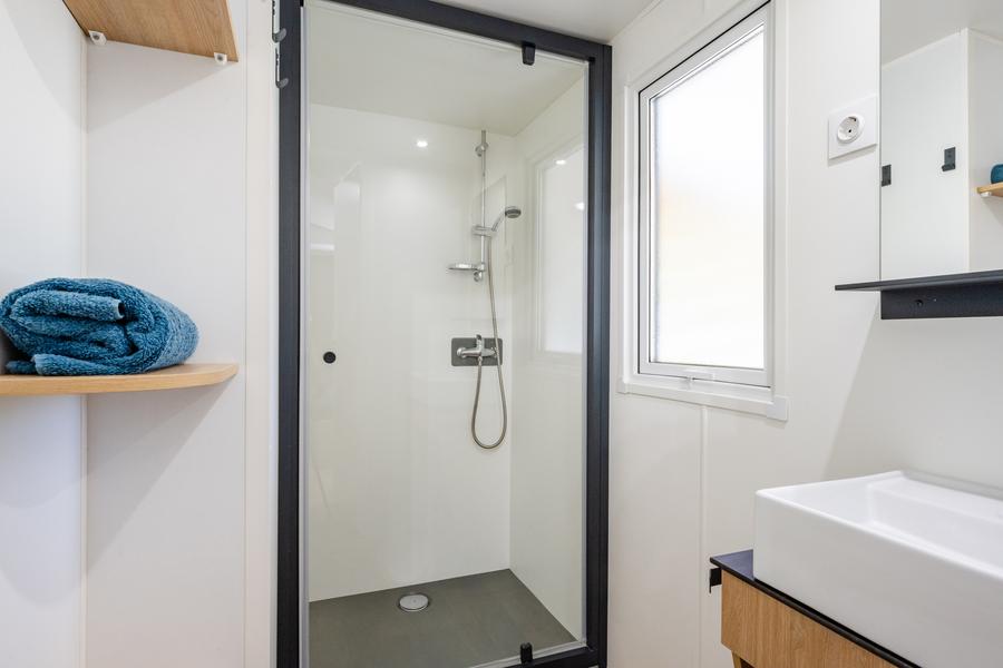 Mobile home avec sanitaires