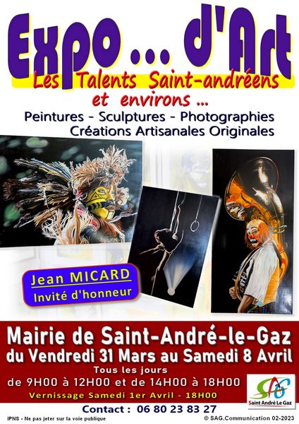Exposition Les talents Saint-andréens et environs