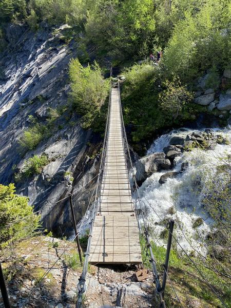 Passerelle himalayenne de Bionnassay