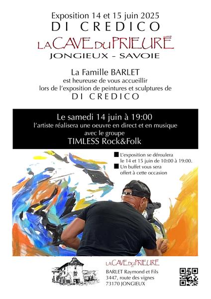 Exposition et performance artistique réalisée par Robert Di Credico_Jongieux