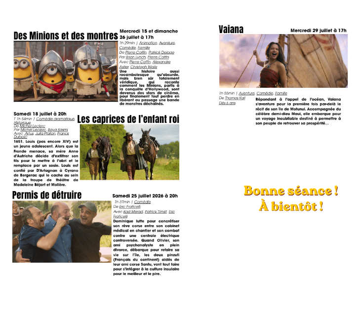 Cinéma - Programme Juillet 2026_Gresse-en-Vercors