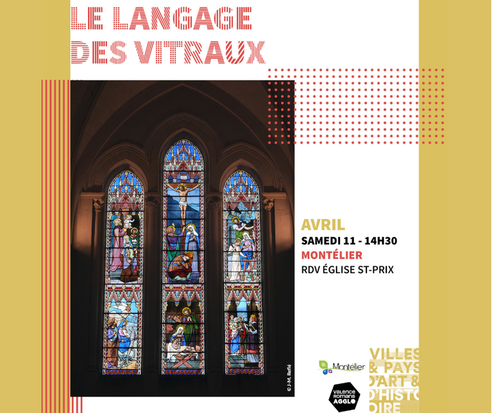 Visite guidée : Le language des vitraux_Montélier