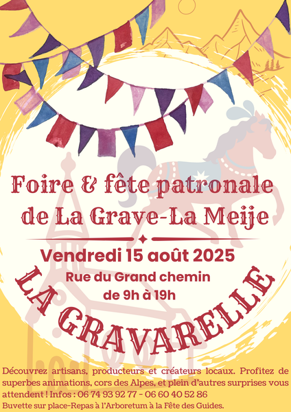 Gravarelle 2025 - © ©E. Chéreau La Gravarelle : Fête patronale et foire de La Grave_La Grave - © ©E. Chéreau