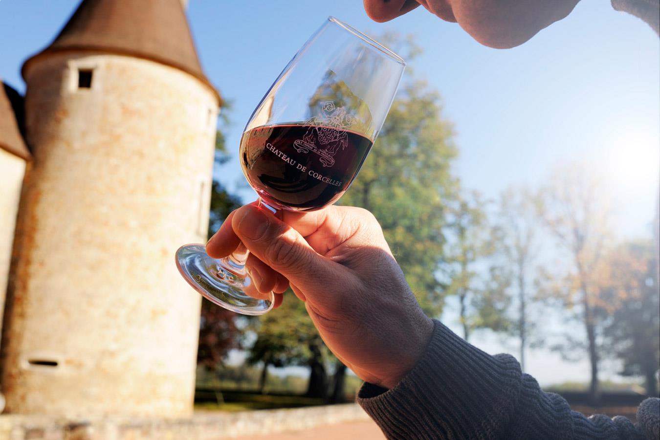 Dégustation au Château de Corcelles