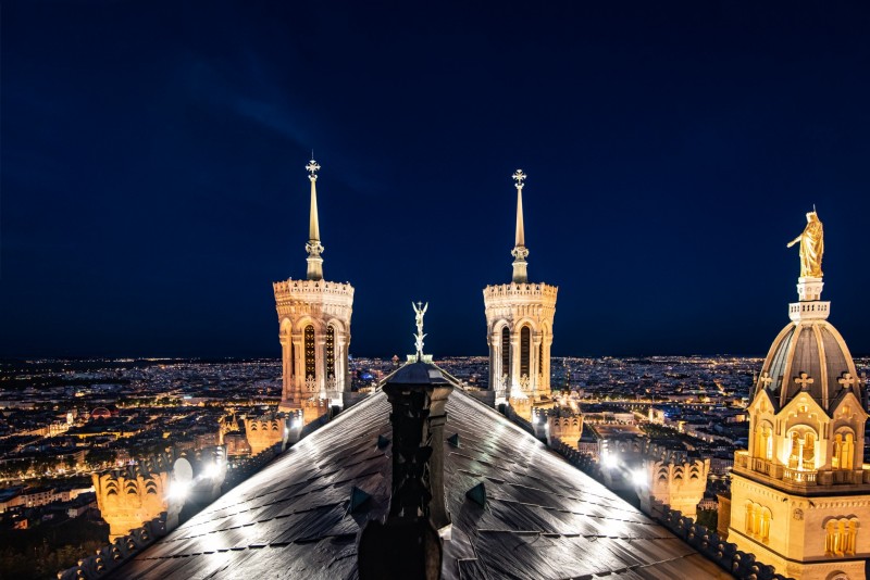 Visite nocturne de la Basilique