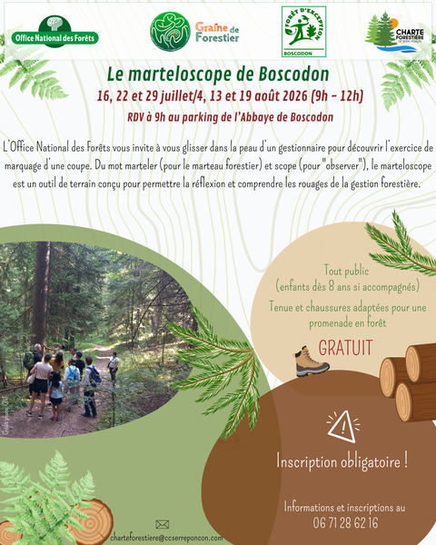 Le marteloscope de Boscodon