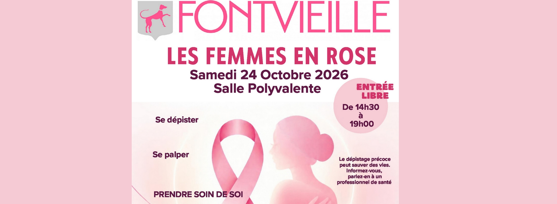 Octobre Rose - Les Femmes en Rose - Fontvieille