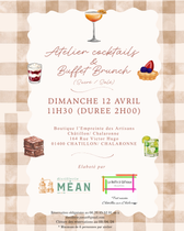 Atelier cocktails et Buffet Brunch