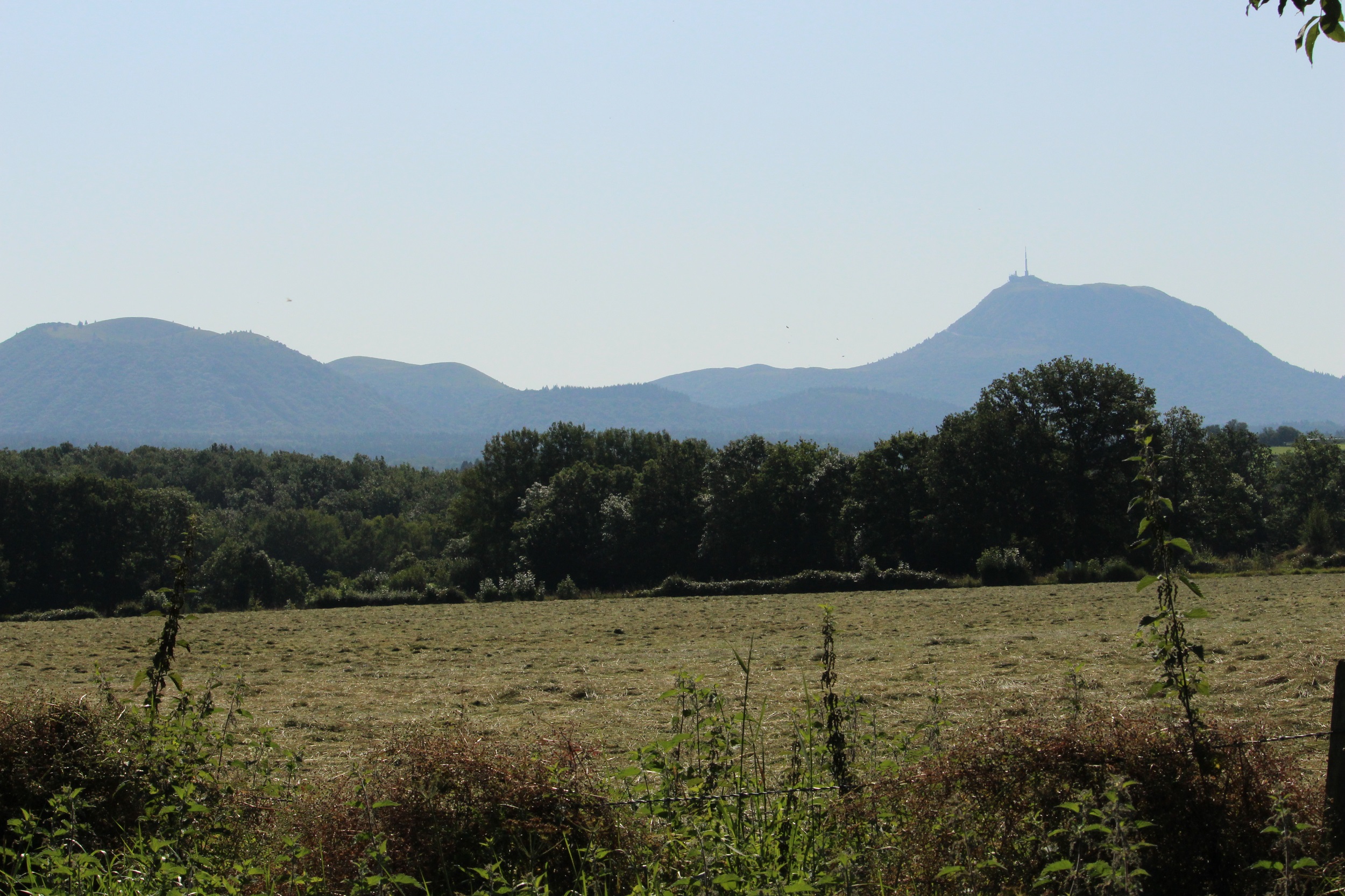 Vue sur la Chaîne des Puys