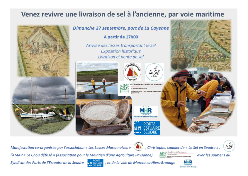 Livraison de sel à l'ancienne