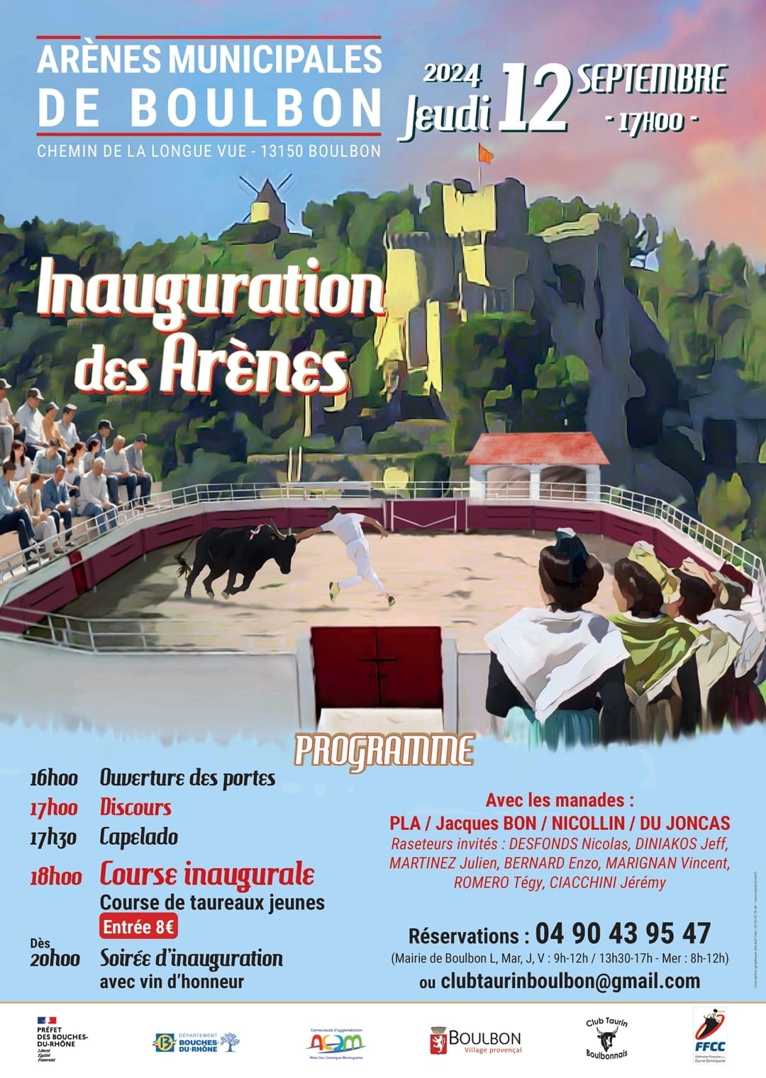 Inauguration des arènes de Boulbon