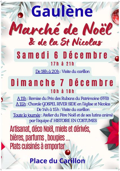 Marché de Noël et de St-Nicolas de Gaulène
