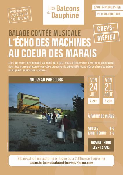 Balade contée et musicale : l'écho des machines au coeur des marais - Nouveau parcours !_Creys-Mépieu-Balcons du Dauphiné