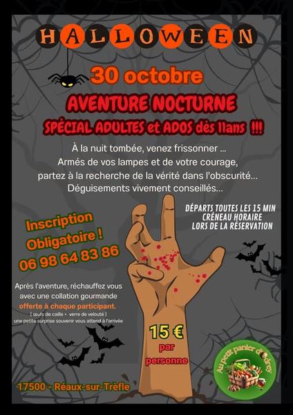 Halloween aventure nocturne